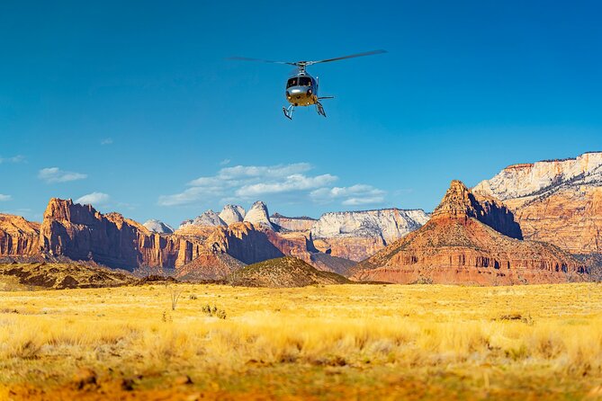 55 Mile - Helicopter Tour Around Zion National Park - Canaan Mountain Wilderness Area: 2000-Foot Cliffs Up Close (From the Air)