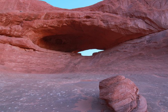 Arches National Park 4x4 Adventure from Moab - The end-of-day turn: an old cowboy trail and more fossil impressions