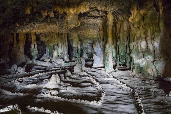 Aruba National Park Tour with Natural Pool & Baby Beach Snorkel - Fontein Cave: limestone, ocean carving, and a fish pedicure stop