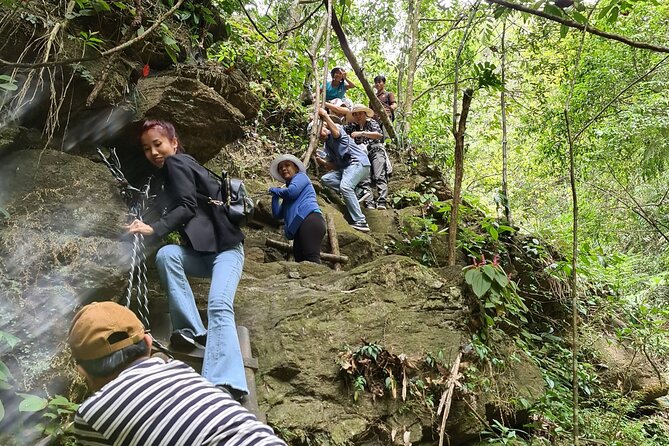 Bach Ma National Park trekking daily tour from Da Nang, Hoi An - Do Quyen Waterfall: The 300 m Payoff on the Trail Back