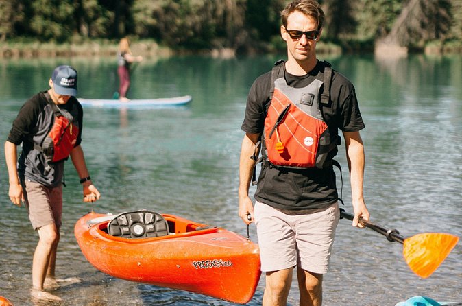 Banff National Park- Double Kayak Experience - Vermilion Lakes: mirror-like calm and that wetlands wildlife feeling