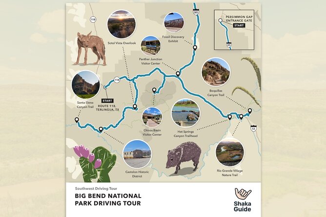 Big Bend National Park Self Guided Audio Tour Guide - Chisos Basin Day Plan: Visitor Center, Window View Trail, and Lost Mine Trail Choices