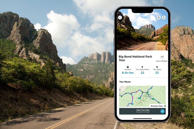 Big Bend National Park Self Guided Audio Tour Guide - Price and Time: One Tour for Your Vehicle With Park Fees Separate