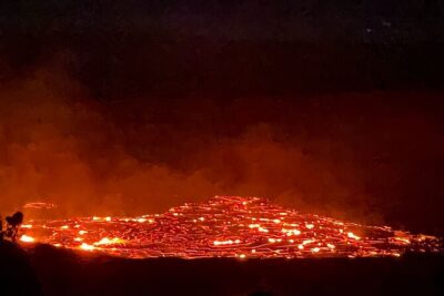 Big Island: Fat Tire E-Bike Tour through Volcanoes National Park - Entering the park via Escape Route gates and riding paved roads to the best stops