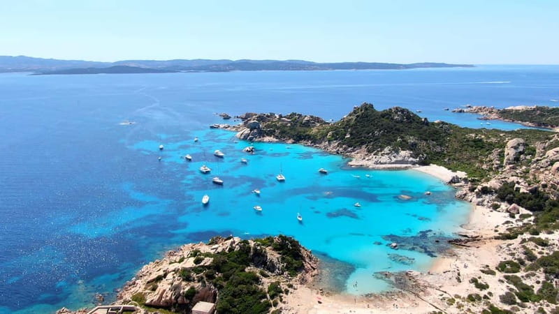 Boat Tour in La Maddalena National Park - Cala Santa Maria on Santa Maria Island: beach time and shallow-water swimming