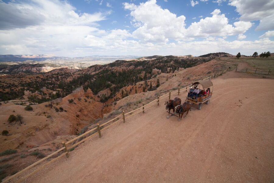 Bryce Canyon National Park: Scenic Wagon Ride to the Rim - A Covered Wagon Day Trip With Rim Views (Not a Long Hike)
