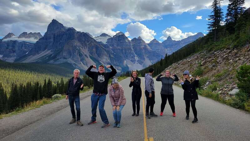 Calgary: 2-Day Banff National Park Highlights Summer Tour - Day One: Lake Minnewanka, Downtown Banff, Johnston Canyon Lower Falls