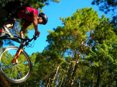 Chiang Mai: Suthep National Park Hiking & DH Mountain Biking - Monthathan Waterfall Stop: Jungle Climb, Photo Moments, and a Real Workout