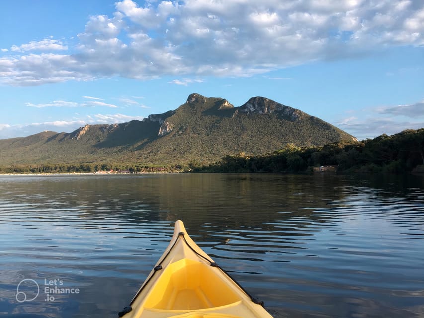 Circeo National Park:Guided kayak tour on the Lake Sabaudia - The Circeo Story on the Water: Herons, Pylons, and Archaeology