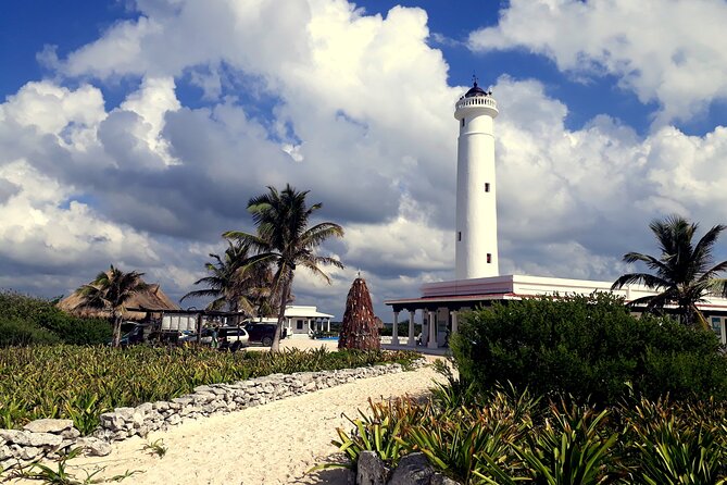 Cozumel National Park and Beach Break: Private Tour - San Miguel de Cozumel: clock tower, old church visit, and souvenir time