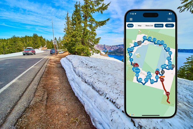 Crater Lake National Park Self-Guided Driving Audio Tour - Stop-by-stop: Rim Village to Pumice Castle (where the story begins)