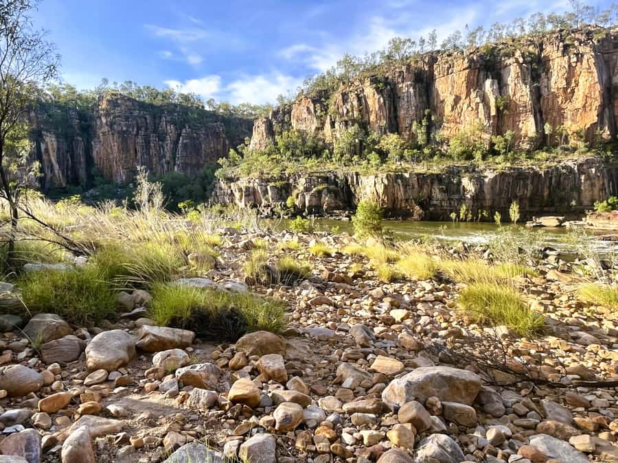 Darwin: Nitmiluk National Park Tour & Katherine Gorge Cruise - Edith Falls (Leliyn): the plunge pool swim and the best way to enjoy it