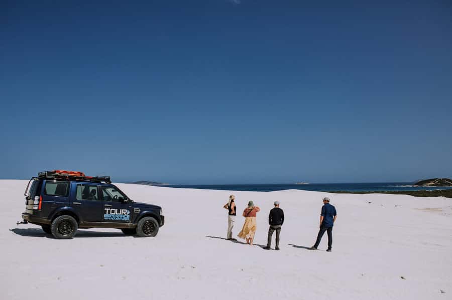 Esperance: Cape Le Grand National Park 4x4 Beach Adventure - Entering Cape Le Grand: Frenchman Peak, Mount Le Grand, and Hellfire Bay