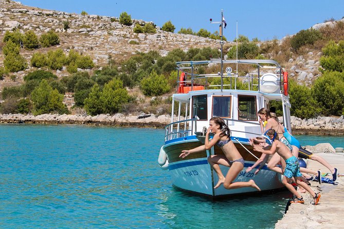Excursion to Kornati National Park from Zadar - The first swim stop: Levrnaka and Lojena beach time