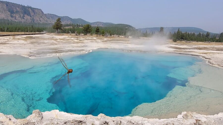 From Cody: Full-Day Yellowstone National Park Tour - West Thumb Geyser Basin: Ending With Yellowstone Lake’s Shoreline Geothermal Zone