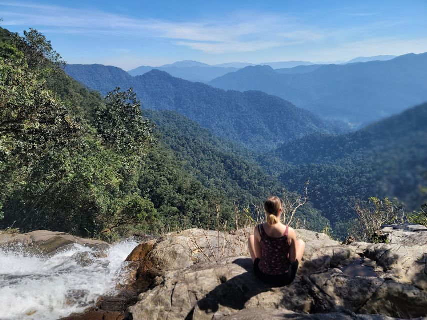 From Da Nang or Hoi An: Bach Ma National Park Trek & Lunch - Do Quyen Waterfall: steep steps, cold air, and the “be careful” stretch