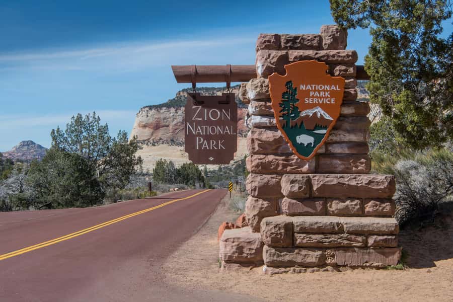 From Las Vegas: Zion National Park Day Trip - First Big Moment: Zion-Mount Carmel Tunnel Photo Stop