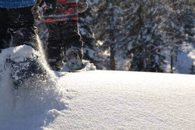 From Ruka: Snowshoeing in Oulanka National Park - The Little Bears Trail: 4–5 km next to River Kitka