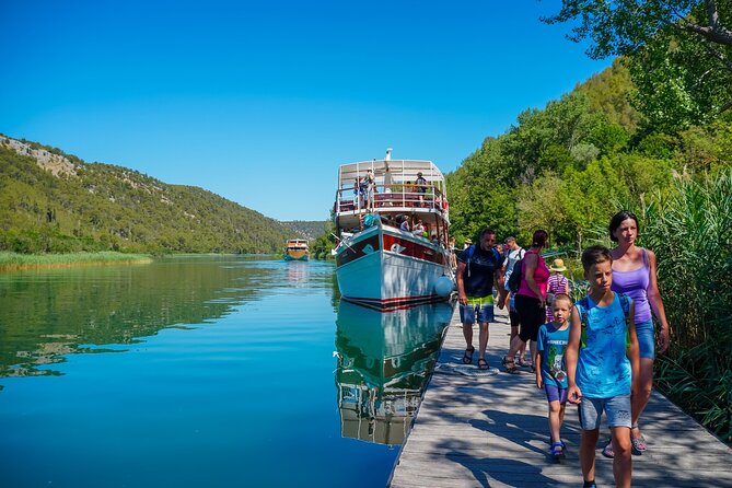 From Split: Krka Waterfalls Trip with Boat Cruise and Swimming - Skradinski Buk: Guided Walk for Context, Free Time for Your Own Pace