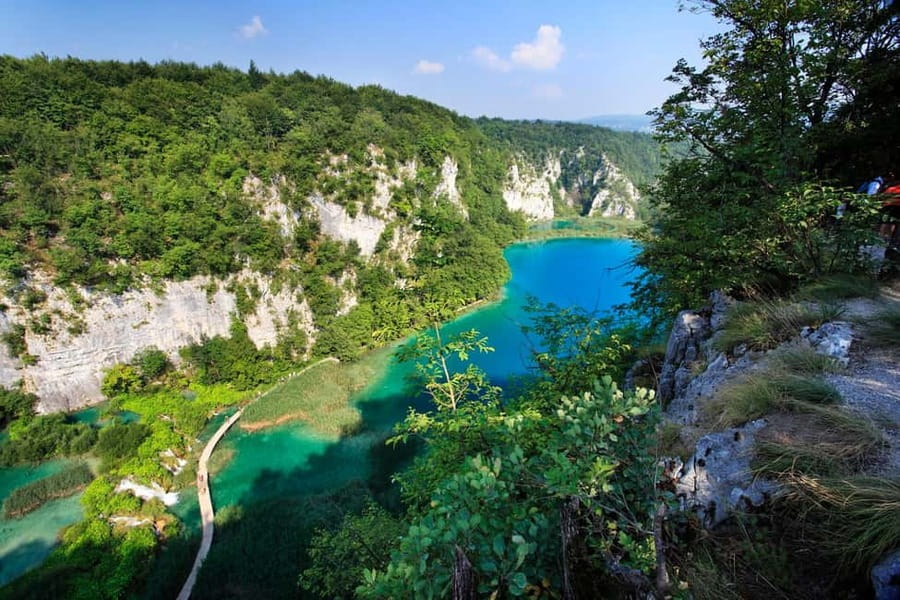 From Zadar: Plitvice Lakes National Park Day Trip +Boat Ride - Getting there: the coach ride from Ul. dr. Franje Tuđmana 56