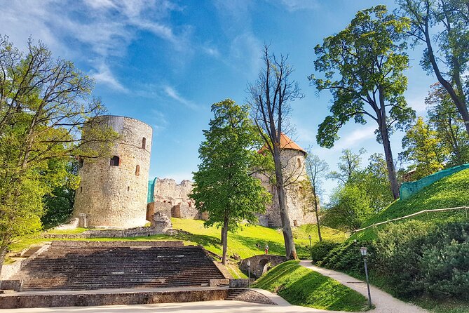 Full Day Gauja National Park Ultimate Hiking & Sightseeing Trip - Līgatne: caves in sandstone and a town built around the cliffs
