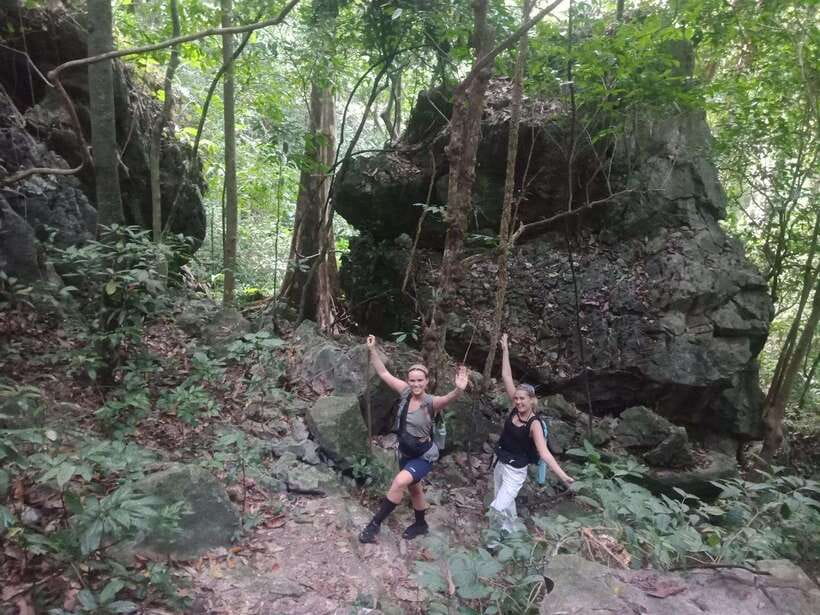 Full day hike - climbing in Jungle of Cat Ba National park - Trekking the Jungle: Áng Vắt, Mây Bầu, and Áng Phay
