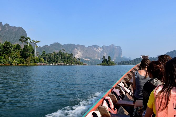 Full-Day Tour to Cheow Lan Lake in Khao Sok National Park from Krabi - Long-tail boat on Cheow Lan Lake: the main show on the water