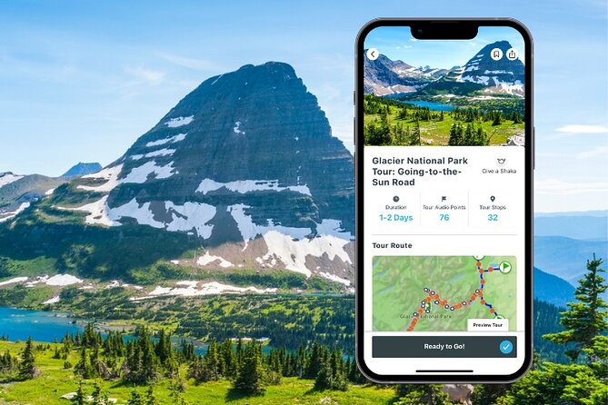 Glacier National Park Going-to-the-Sun Road Self-Guided Tour - How the Shaka Guide audio tour guides your drive