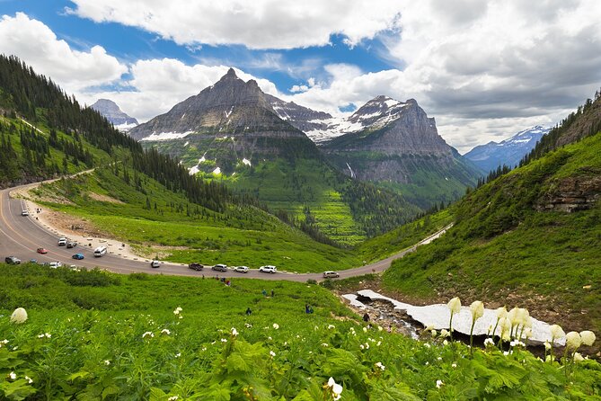 Glacier National Park Going-to-the-Sun Road Self-Guided Tour - McDonald Creek Falls pair: two cascades and one trail choice