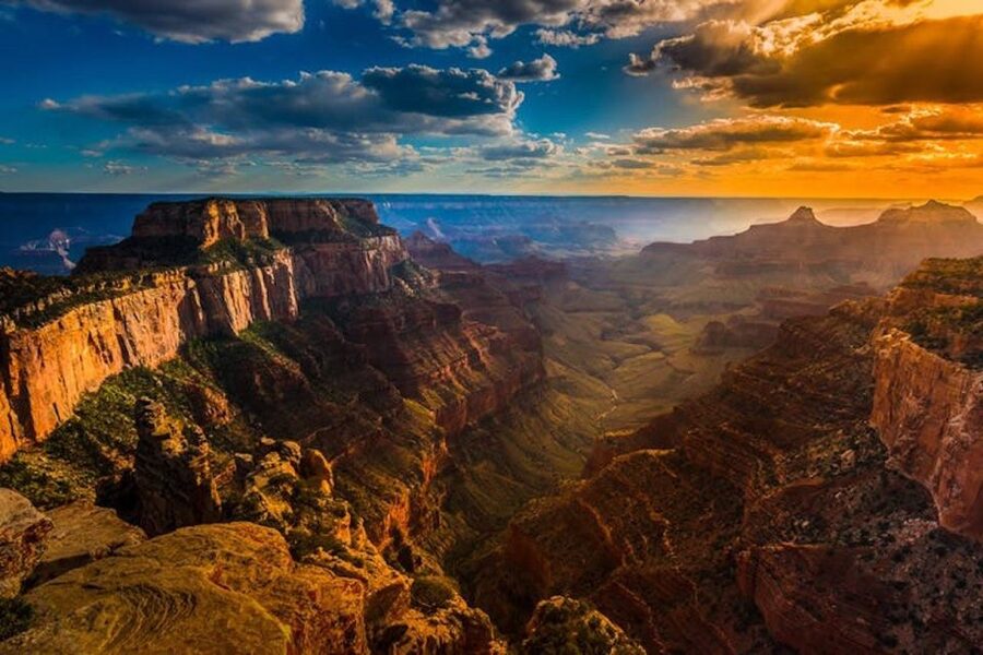 Grand Canyon National Park: Guided Sunset Hummer Tour - Getting to the starting point: Tusayan vs inside the park