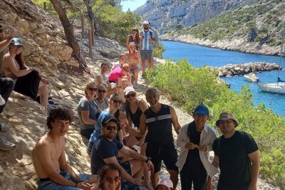 Guided hike in the Calanques National Park - The walking part in Parc National des Calanques: views plus real effort