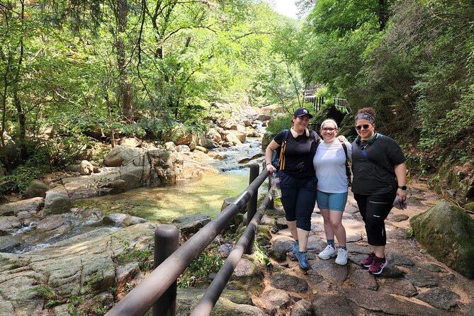 Hike at Mt. Bukhansan National Park with professional Guide(including Lunch) - Moderate trail reality: steep slabs and the easier path option