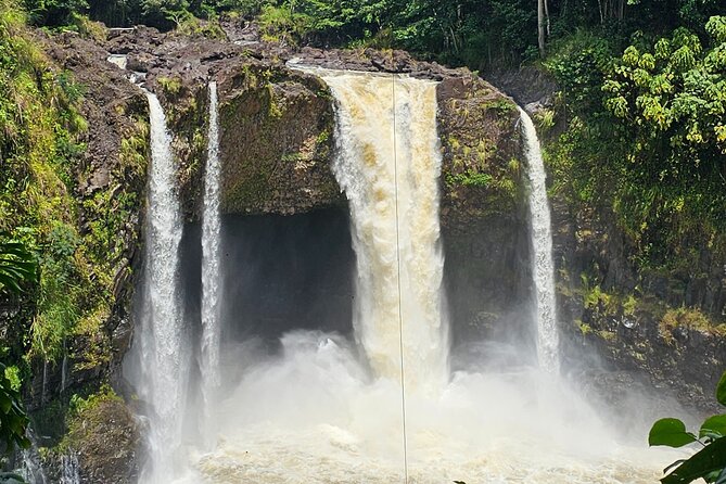 Hilo and Volcano National Park Tour for Cruise Passengers at port - Rainbow Falls: the payoff stop with a closer look behind the water