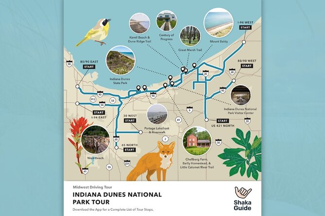 Indiana Dunes National Park Self-Guided Audio Tour - Price and value: $15.99 per group, not per person