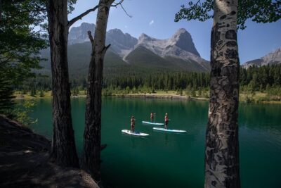 Intro to Stand Up Paddleboarding, Banff National Park - Gear and coaching: how this setup helps you succeed fast