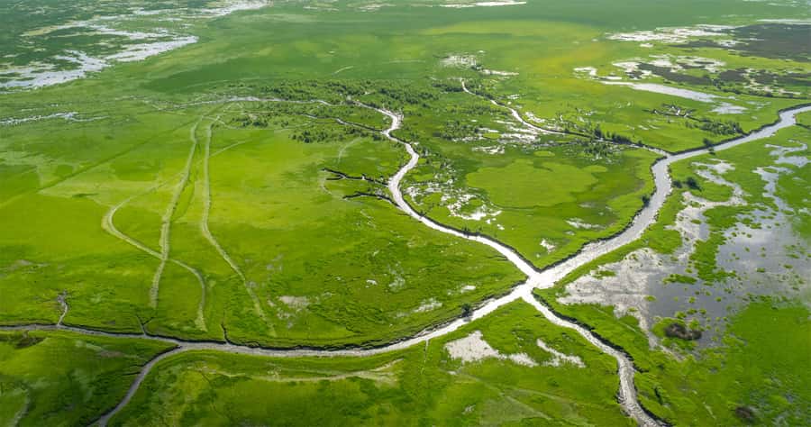 Jabiru: 30 minute Scenic flight over Kakadu National Park - East Alligator Valley and Mikinj Billabongs: Where Water Shows Its Work