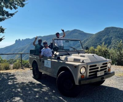 Jeep safari in the Aspromonte National Park - Getting oriented: pickups, Zomaro, and the first photo stop
