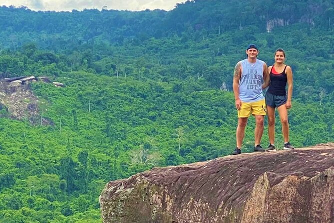 Jungle Trekking Tour at Phnom Kulen National Park from Siem Reap - The thousand lingas story: holy water carved into rock