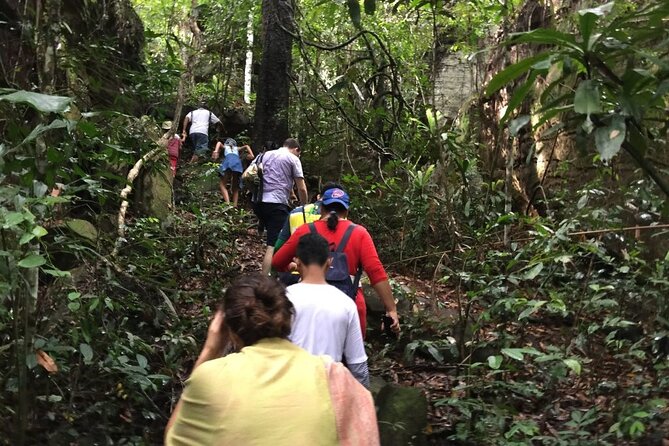 Jungle Trekking Tour at Phnom Kulen National Park from Siem Reap - Preah Ang Thom pagoda: the reclining Buddha and older Hindu carvings