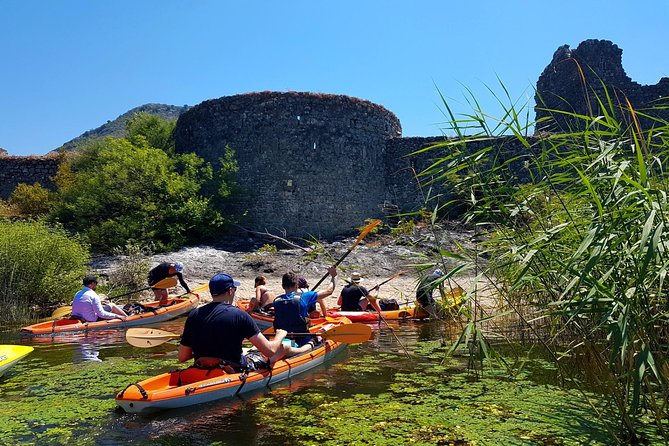 Kayak Guided Tour Skadar lake - Adventure in National park - Stop 1: Grmozhur Fortress on the Island (Short Visit, Strong Atmosphere)