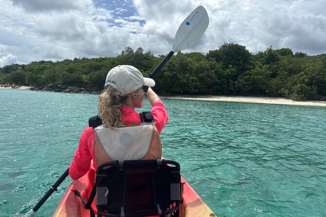 Kayak & Snorkel with Sea Turtles, National Park, St. John - Turtle Point Hike Through Palm Shade and Plant-Smart Storytelling