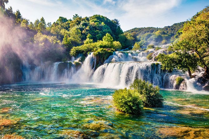 Krka National Park Tour with tour Guide & Wine tasting from Split & Trogir - Stop 1: Krka National Park and Skradinski Buk waterfalls