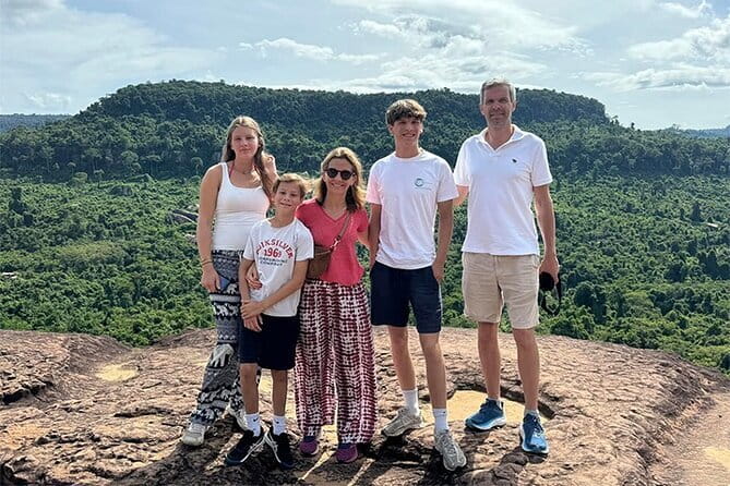 Kulen National Park Ticket -Waterfall & 1000 Lingas - Stop 1: Phnom Kulen National Park and the rocky valley viewpoint
