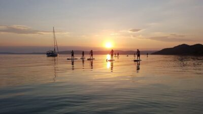 Lake Balaton: Sunset SUP Tour along the Tihany National Park - Getting on the boards: check-in and what you’ll receive