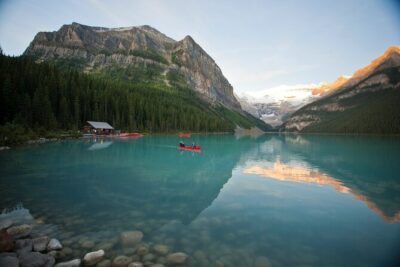 Lake Louise Moraine Lake Emerald Lake Yoho Banff National Park - Calgary pickup to Banff start: what the van day feels like