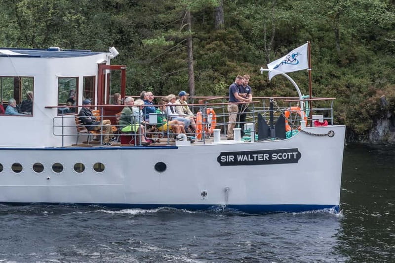 Loch Katrine – National Park Scenic Steamship Cruise - Comfort that works in real weather: seating, bar, and getting your bearings