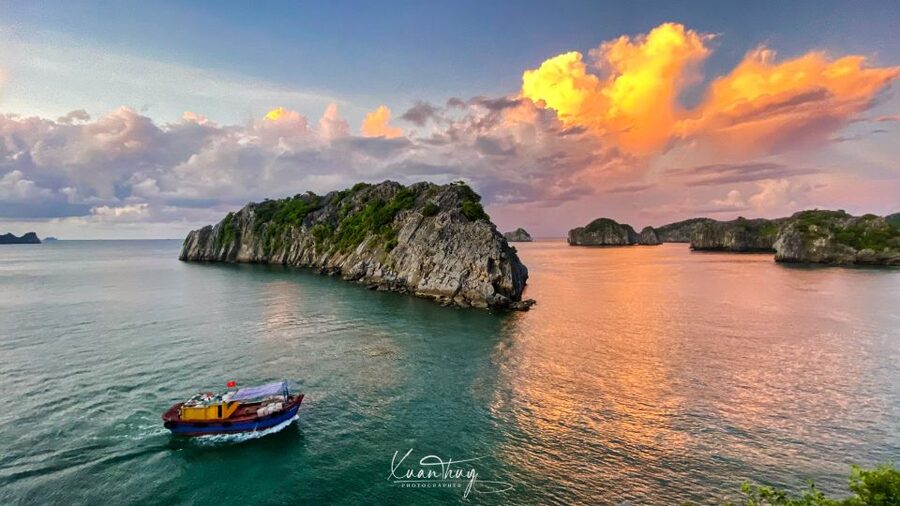 Long Trekking Catba national park, Lan ha bay full day trip - Bike to the pier, then a slow cruise on Lan Ha Bay