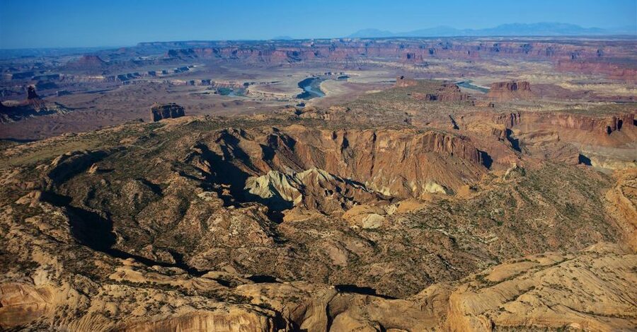 Moab: Canyonlands National Park Airplane Tour - From the Air: Island in the Sky, Rivers, and the Real Scale