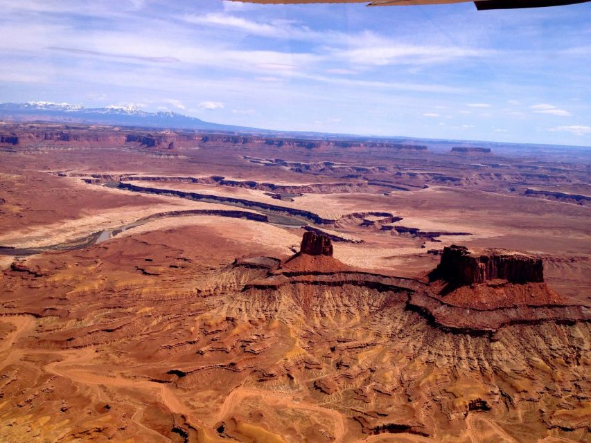 Moab: Canyonlands National Park Airplane Tour - Needles District: Pink and White Spires That Look Unreal