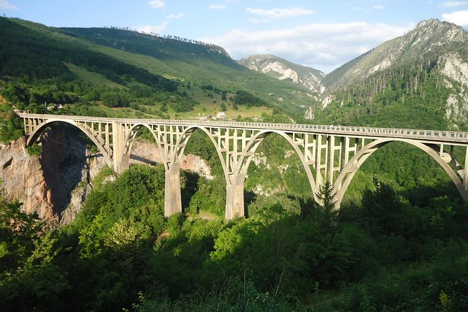 Moraca, Tara & Piva canyons with Durmitor national park - Durdevica Tara Bridge: sightseeing plus time for the zip line adventure